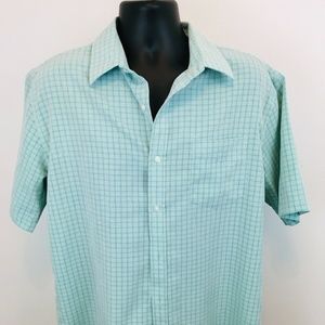Croft & Barrow Men's Green Ultra Soft Shirt Sz L